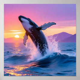 Póster Breathe Wild, Leap Free, Touch Sky