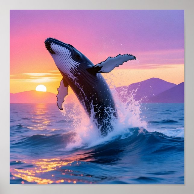 Póster Breathe Wild, Leap Free, Touch Sky (Frente)