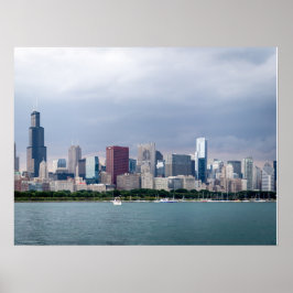 Póster Breathtaking Chicago Skyline Pictures