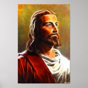 Póster Breathtaking Jesus Portrait