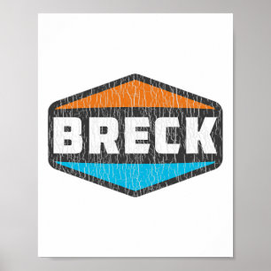 Póster Breck Skip Breckenridge Ski Colorado Snowboardin