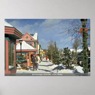 Póster Breckenridge, Colorado, EE.UU. Winter