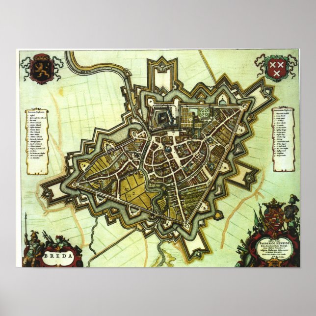 Póster Breda - 1652 (Frente)