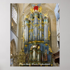 Póster Breda Grote Kerk, Países Bajos