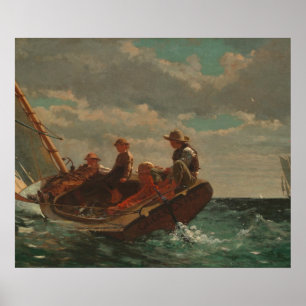 Póster Breezing Up (Un viento favorable) de Winslow Homer