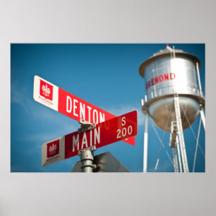 Póster Bremond Texas Poster