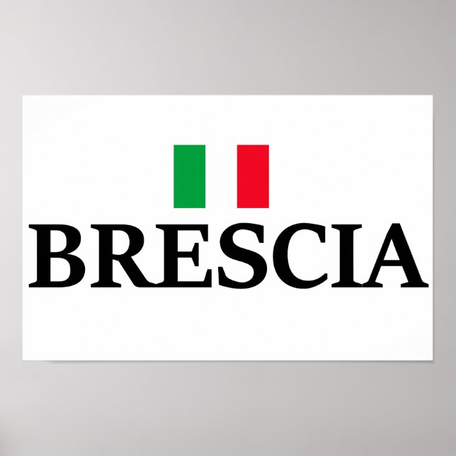 Póster Brescia Italia (Frente)