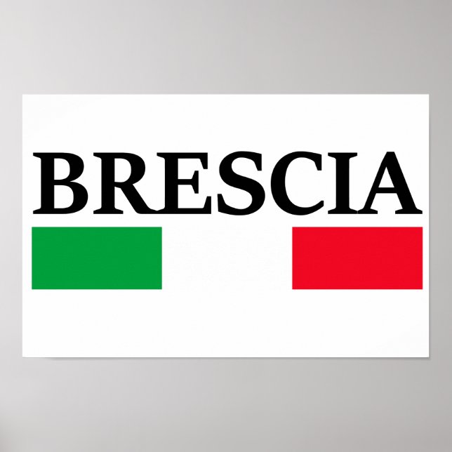 Póster Brescia Italia (Frente)
