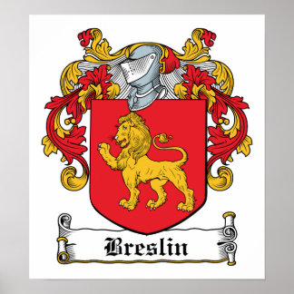 Póster Breslin Family Crest