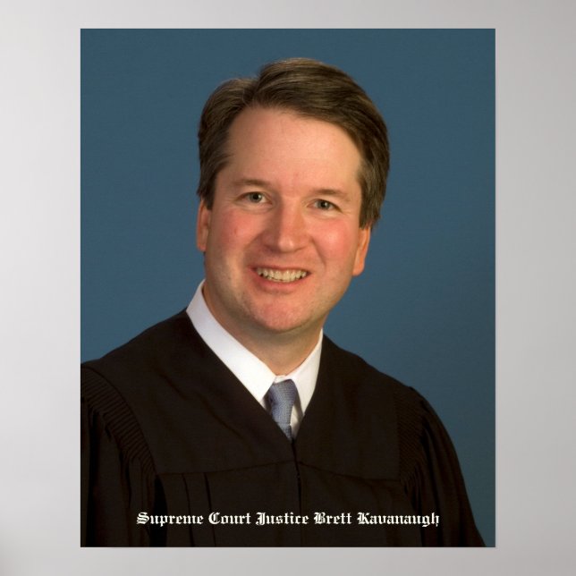 Póster Brett Kavanaugh, juez de la Corte Suprema de Estad (Frente)