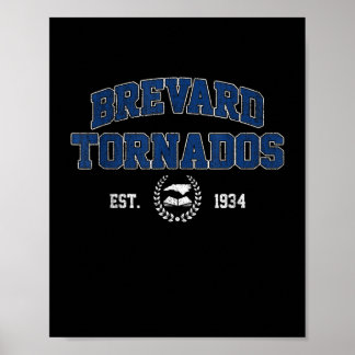 Póster Brevard Institute of Technology Arch Retro for Men