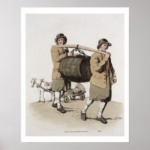 Póster Brewers, de 'Costume de Gran Bretaña' publicado
