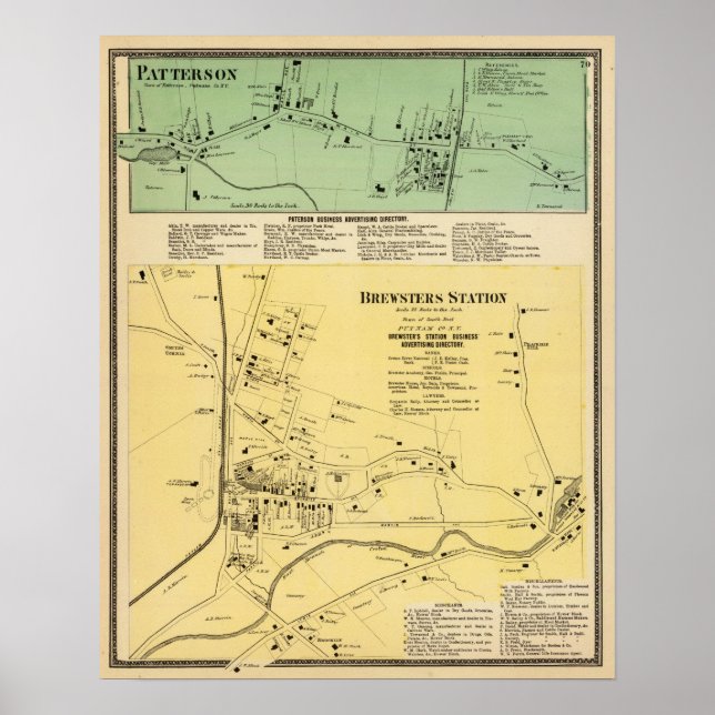 Póster Brewsters Sta, Patterson (Frente)