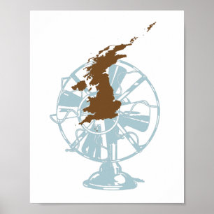 Póster Brexit en el Reino Unido golpea al Poster de fans