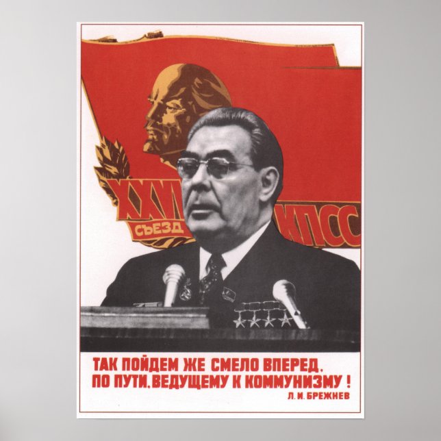 Póster Brezhnev (Frente)