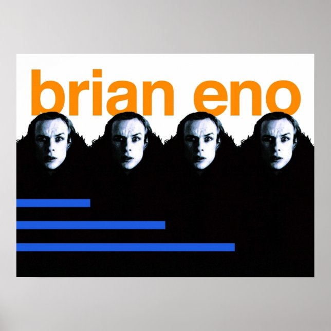 Póster Brian Eno (Frente)