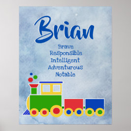 Póster Brian Name Poster