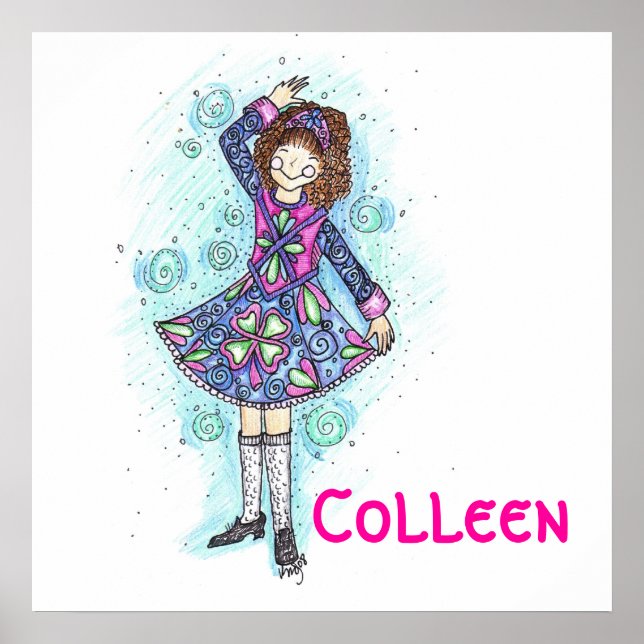 Póster ¡Brianne, Poster de baile irlandés! (Frente)