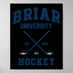 Póster Briar U Hockey Fuera del Campus Graham 44 Dos Lado