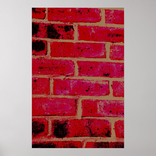 Póster Brick wall (Frente)