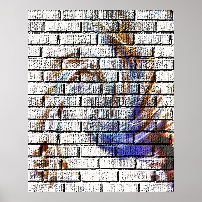 PÓSTER BRICK WALL GRAFFITI (Frente)
