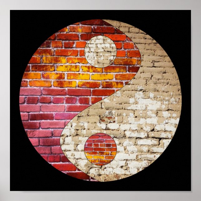 Póster Brick Yin Yang Poster (Frente)