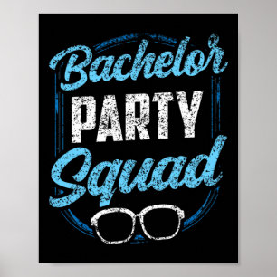 Póster Bride Groom, equipo del equipo de la brigada del p