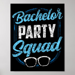 Póster Bride Groom, equipo del equipo de la brigada del p