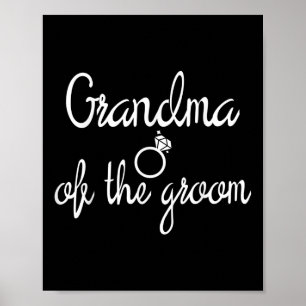Póster Bridesmaid De La Abuela Del Partido De La Bachille