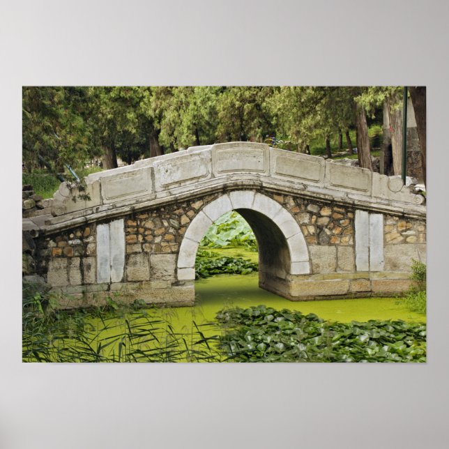 Póster Bridge, Summer Palace, Beijing, China (Frente)