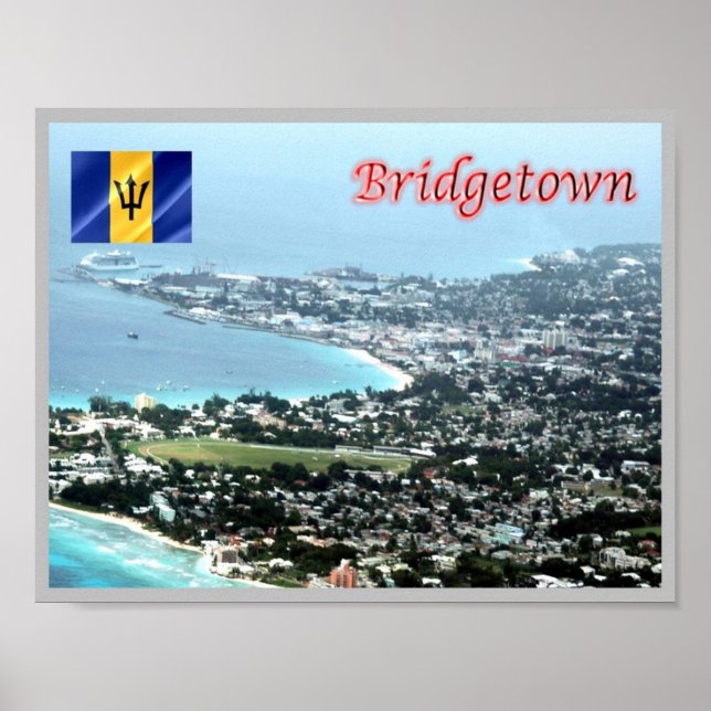 Póster Bridgetown - Barbados - (Frente)
