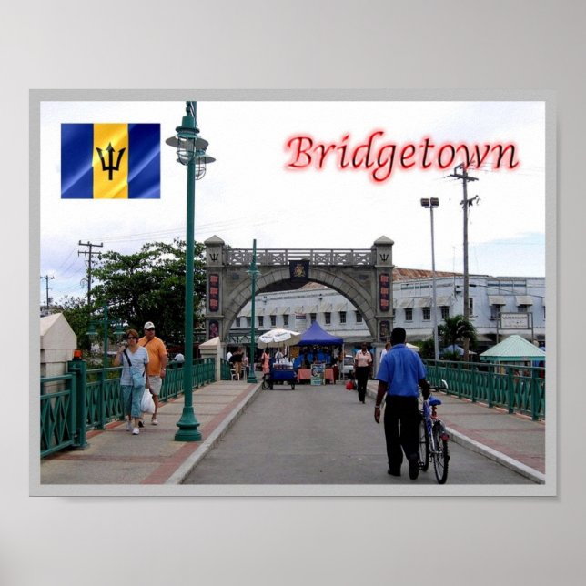 Póster Bridgetown - Barbados - (Frente)