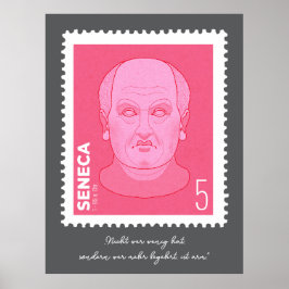 Póster Briefmarke Seneca -