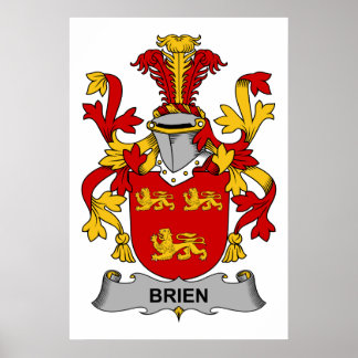 Póster Brien Family Crest