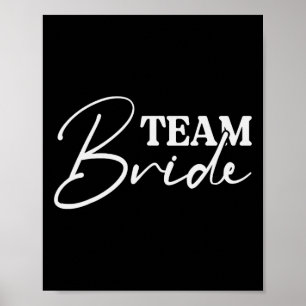 Póster Brien Squad Bachelorette Party Bridesmaid Crew Bri