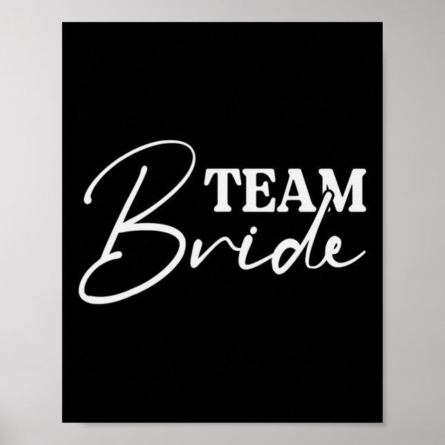 Póster Brien Squad Bachelorette Party Bridesmaid Crew Bri (Frente)