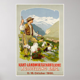 Póster Brig, Kant-Landwirtschaftliche Ausstellung
