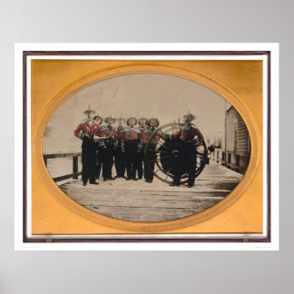 Póster Brigada de Bomberos de San Francisco en Meiggs Wha