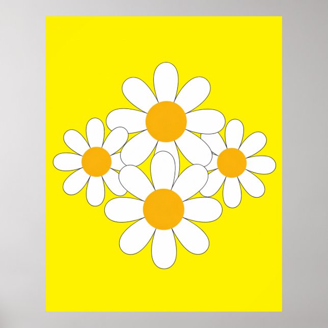 Póster Bright and Bold Daisy (Frente)