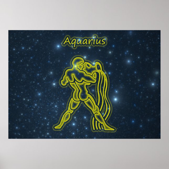Póster Bright Aquarius (Frente)