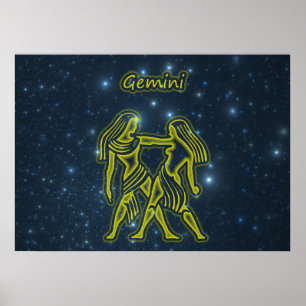 Póster Bright Gemini