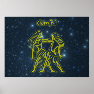 Póster Bright Gemini