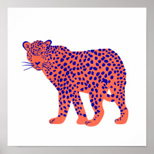 Póster Bright Leopard