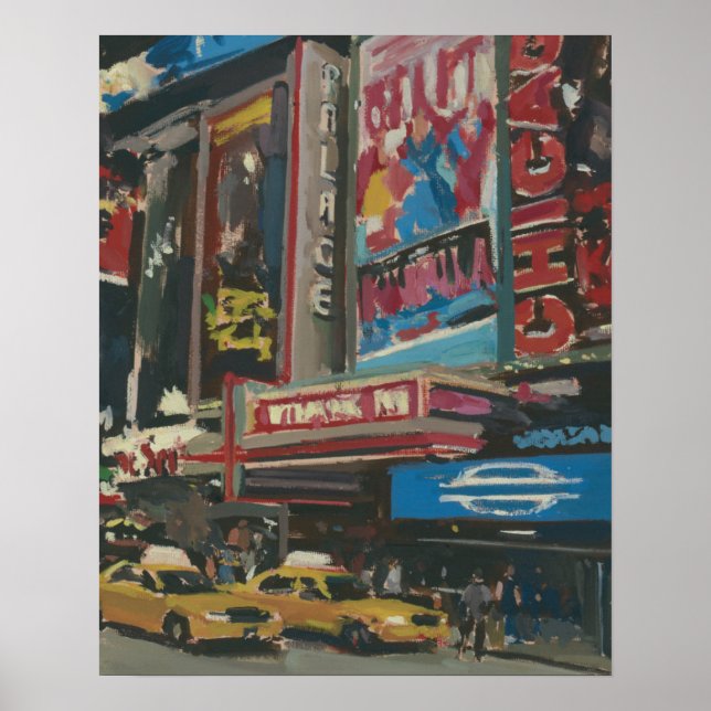 Póster Bright Lights Times Square 2012 (Frente)