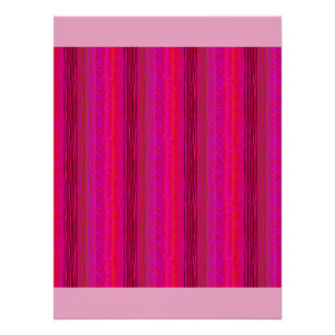 póster “BRIGHT STRIPES” en rosa caliente