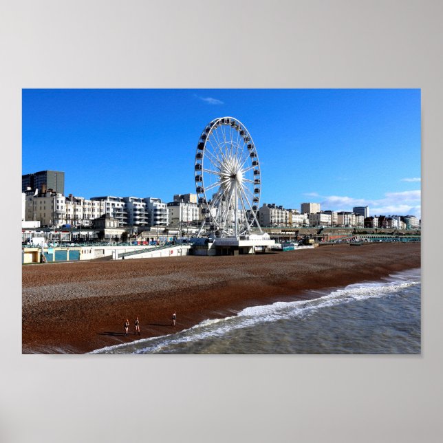 Póster Brighton Beach England Photo (Frente)