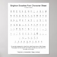 Brighton cambia la hoja de caracteres de letra par
