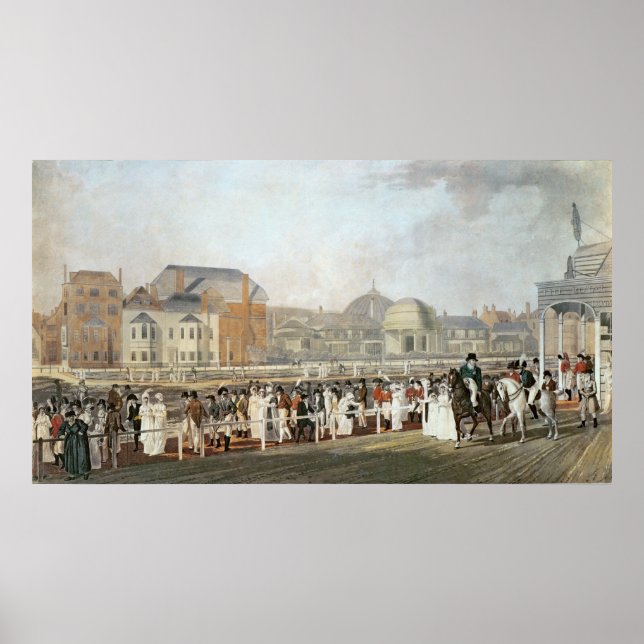 Póster Brighton: El viejo pabellón y Steyne (Frente)