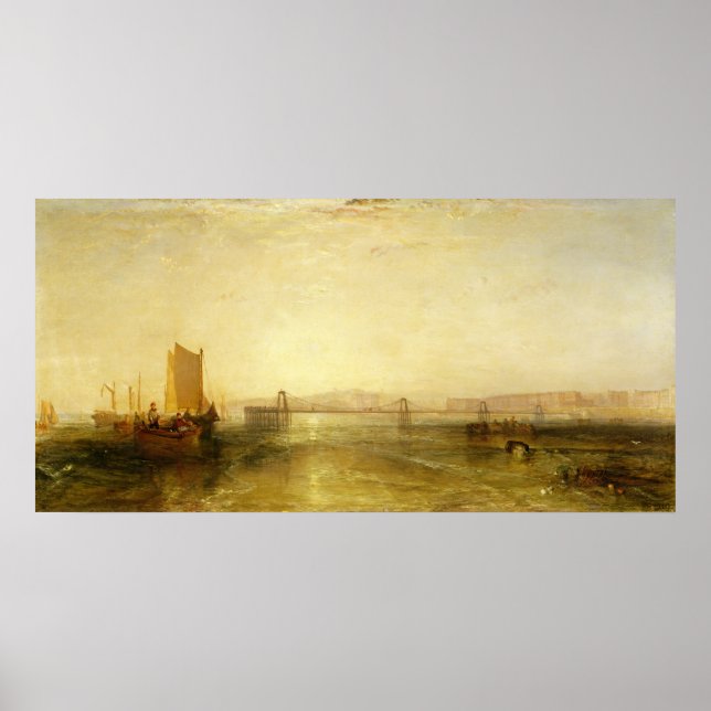 Póster Brighton from the Sea, c.1829 (Frente)