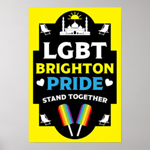 Póster Brighton y Hove orgullo